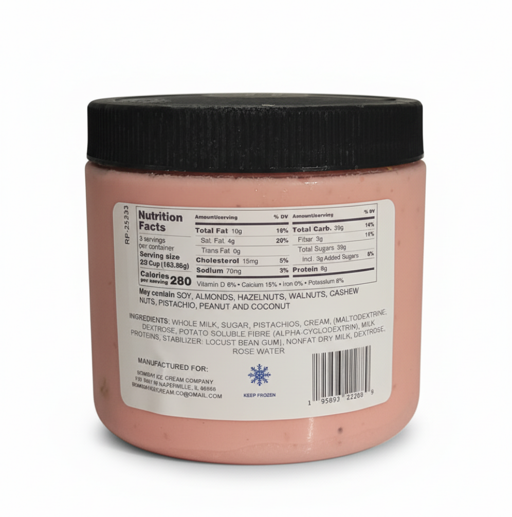 Rose & Pistachio (16 oz / 1 Pint)